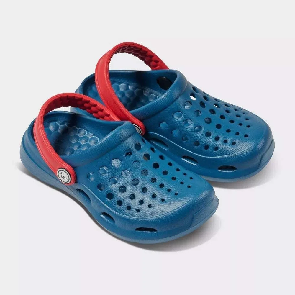 Baby Boy Harper Sandals by Joybees Navy Blue Red Size 6-7 New With Tags